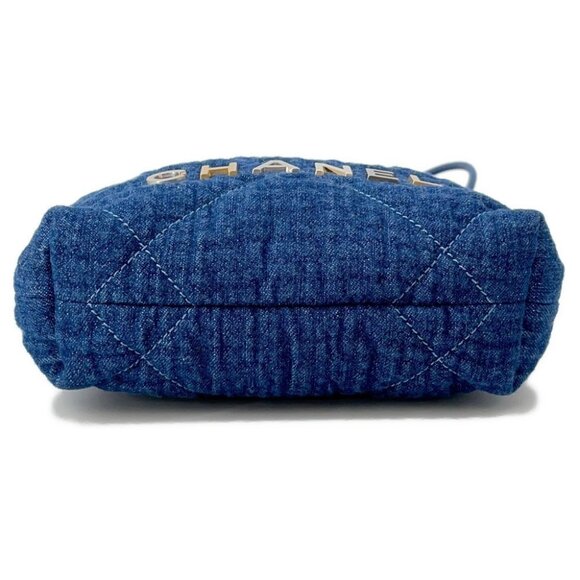 CHANEL CHANEL22 Handbag Size Mini Denim Blue - Picture 15 of 15